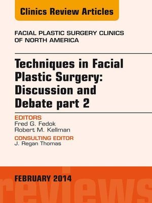 cover image of Techniques in Facial Plastic Surgery